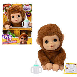 منگو میمون کوچولوی رباتیک مدل Moose - Little Live Pets - My Baby Monkey Mango